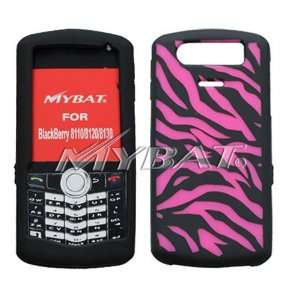  Blackberry 8110, 8120, 8130 Laser Zebra Skin (Hot Pink 