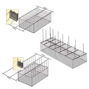  Ceiling Cage Net Suspension Kit , Item Number 1236644 