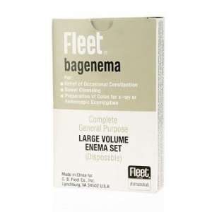  Fleet Bagenema Large Volume Enema Set Health & Personal 