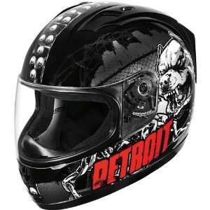  Icon Alliance SSR Motorcycle Helmet   Represent Detroit 
