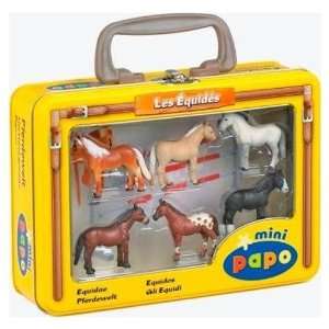  Papo Toys Mini Horses 1 33002 Gift Box: Toys & Games