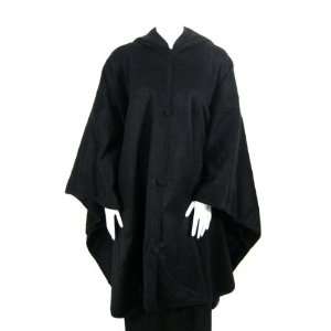 Jet Black Cloak Cape with Hood and Pockets (Last One 