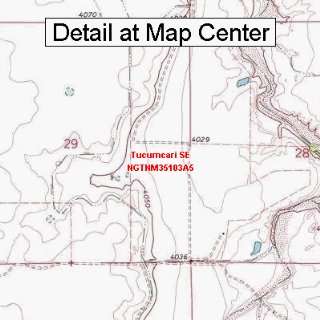  USGS Topographic Quadrangle Map   Tucumcari SE, New Mexico 