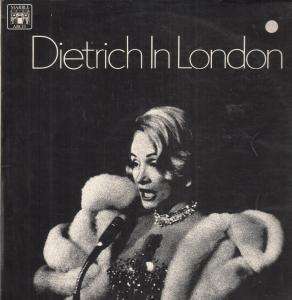 MARLENE DIETRICH dietrich in london LP 14 trk mono pressing but slv 