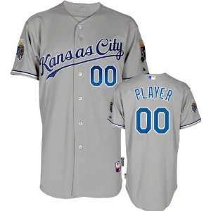  Kansas City Royals Jersey: Any Player Road Grey Authentic 