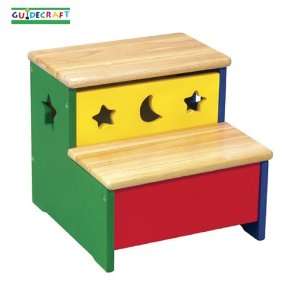  Moon & Star Storage Step Up Stool by Guidecraft: Home 
