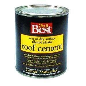 Do it Best Fibered Plastic Roof Cement Wet or Dry Surface 