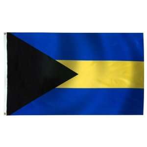  Bahamas Flag 5X8 Foot Nylon Patio, Lawn & Garden
