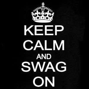 Keep Calm And Swag On Jersey Music Concert Tee T Shirt  
