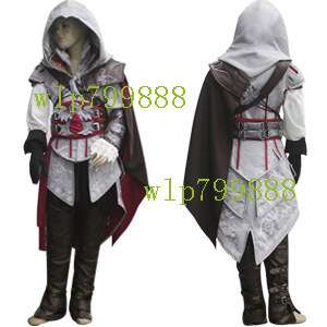 Assassins Creed 2 II Ezio anime cosplay costume UNISEX  