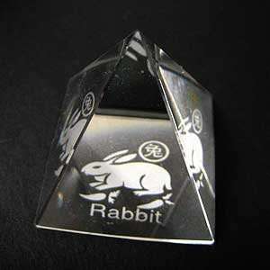  Feng Shui Crystal Pyramid for The Rabbit 