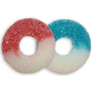Freedom Red/White/Blue Gummi Rings 4.5 Grocery & Gourmet Food