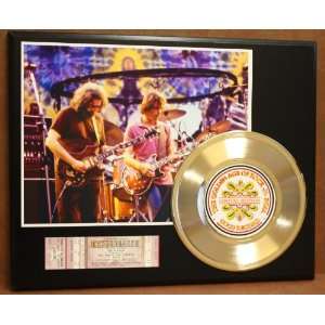  Grateful Dead 24kt Gold Record Concert Ticket Series LTD 