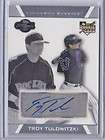 2007 Topps Chrome Troy Tulowitzki WHITE Refractor 78/200 RC Auto 