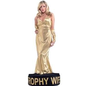 Lets Party By Forum Novelties Inc Trophy Wife Adult Costume / Gold 