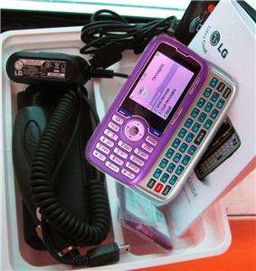 NEW PURPLE nTelos LG Rumor LX260 Phone+JABRA Bluetooth  
