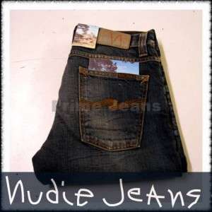 Nudie Jeans SLACKER JACK Organic Sharp Used Blue 32x34  