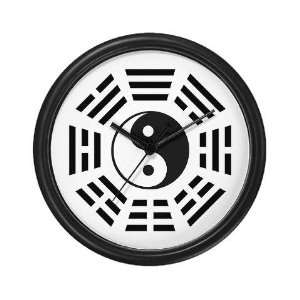  Yin Yang 8 Trigrams Art Wall Clock by  