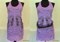 Henna Bindi Tatto T Shirt Tunic Tank TOP Mini Dress S~L  