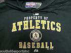   ATHLETICS AUTHENTIC DUGOUT THERMA BASE HOODY SIZE LARGE MAJESTIC NEW