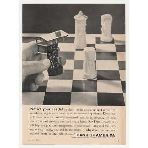   Your Castle Chess Game Bank of America Print Ad: Home & Kitchen