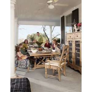    The Homecoming Pine Refractory Trestle Table