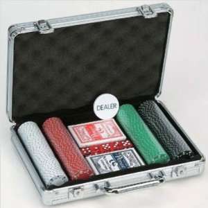  200 Piece 11.5g Poker Set with Aluminum Case Chip Design 