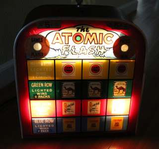 ANTIQUE Vintage Cigarette Machine Trade Stimulator Counter Game  