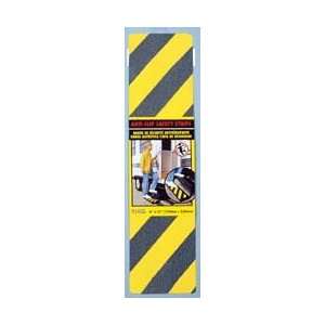  Anti Slip Safety Grit Strip,Yellow/Black, 6 x 21: Home 