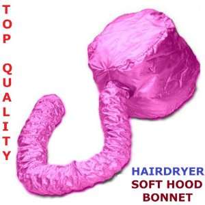  Portable Hair Dryer Soft Hood Bonnet Attachment   Pink 