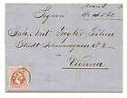 AUSTRIA ITALY 5 Kr. on nice cover TRIEST to WIEN 1869  