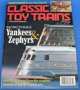 Classic Toy Trains Magazine Railroad February 1998  