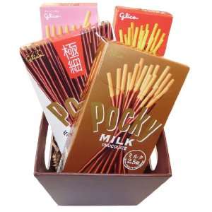 Pocky Sampler Gift Set (5 Assorted Size Boxes)  Grocery 
