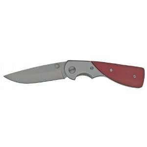  Valor Red G10 Handle with Bead Blasted Bolsters and Blade 