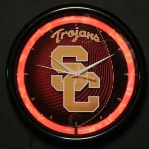  USC Trojans Plasma Wall Clock