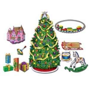    Beistle   20214   Tree And Gift Props  Pack of 12