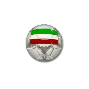  Iranian Flag/Soccer Ball Sports Mini Button by  