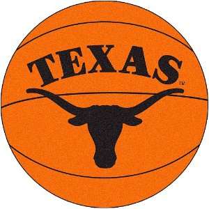 Texas Longhorns Small Basketball Rug:  Sports & Outdoors