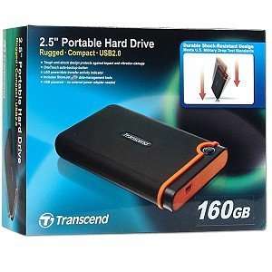  TRANSCEND STOREJET 25 MOBILE 160GB USB2.0 2.5 EXTERNAL 