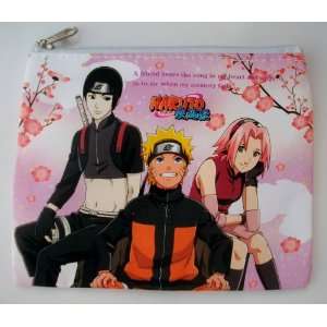 Naruto Sakura Pink Zipper Coin Change Purse Pouch #7