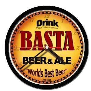  BASTA beer and ale cerveza wall clock: Everything Else