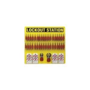 BRADY 51195 Lockout Station,36lock:  Industrial 
