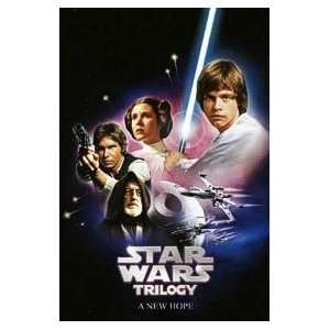  STAR WARS EPISODE IV GLOSSY MOVIE POSTER FULL SIZE 