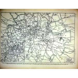   World War 1919 Dazzie Channel Train Ferry Map London