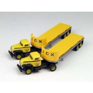   Scale ICX R 190 Semi Tractor / 32 Flatbed Trailer (2) Toys & Games