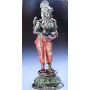  Brass Goddess Laxmi Statue: Home & Kitchen
