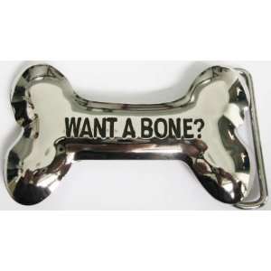  Want a Bone Belt Buckle (Brand New) 
