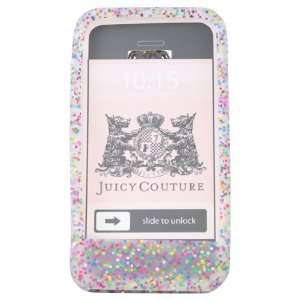  Juicy Couture iPhone 4 Glitter Jelly Case: Cell Phones 