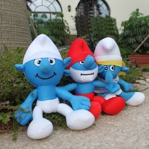   the newest style smurf toys soft toys factory supply: Toys & Games
