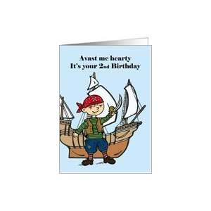  Happy Birthday Pirate for 2 year old Card: Toys & Games